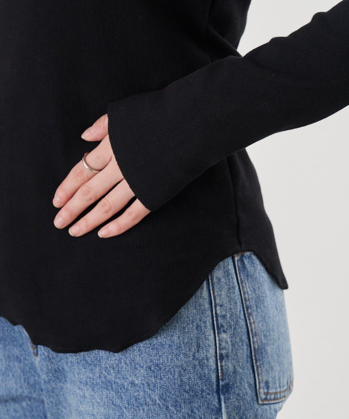 【26SS】熊圖案羅紋長袖T恤