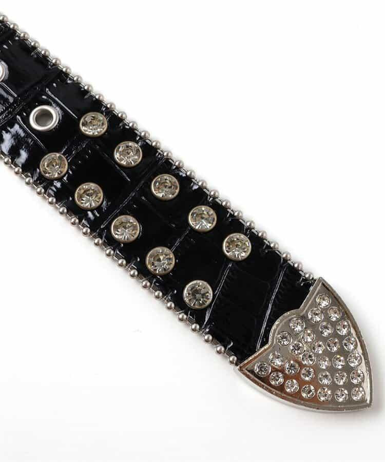 水鑽裝飾釦帶腰帶3