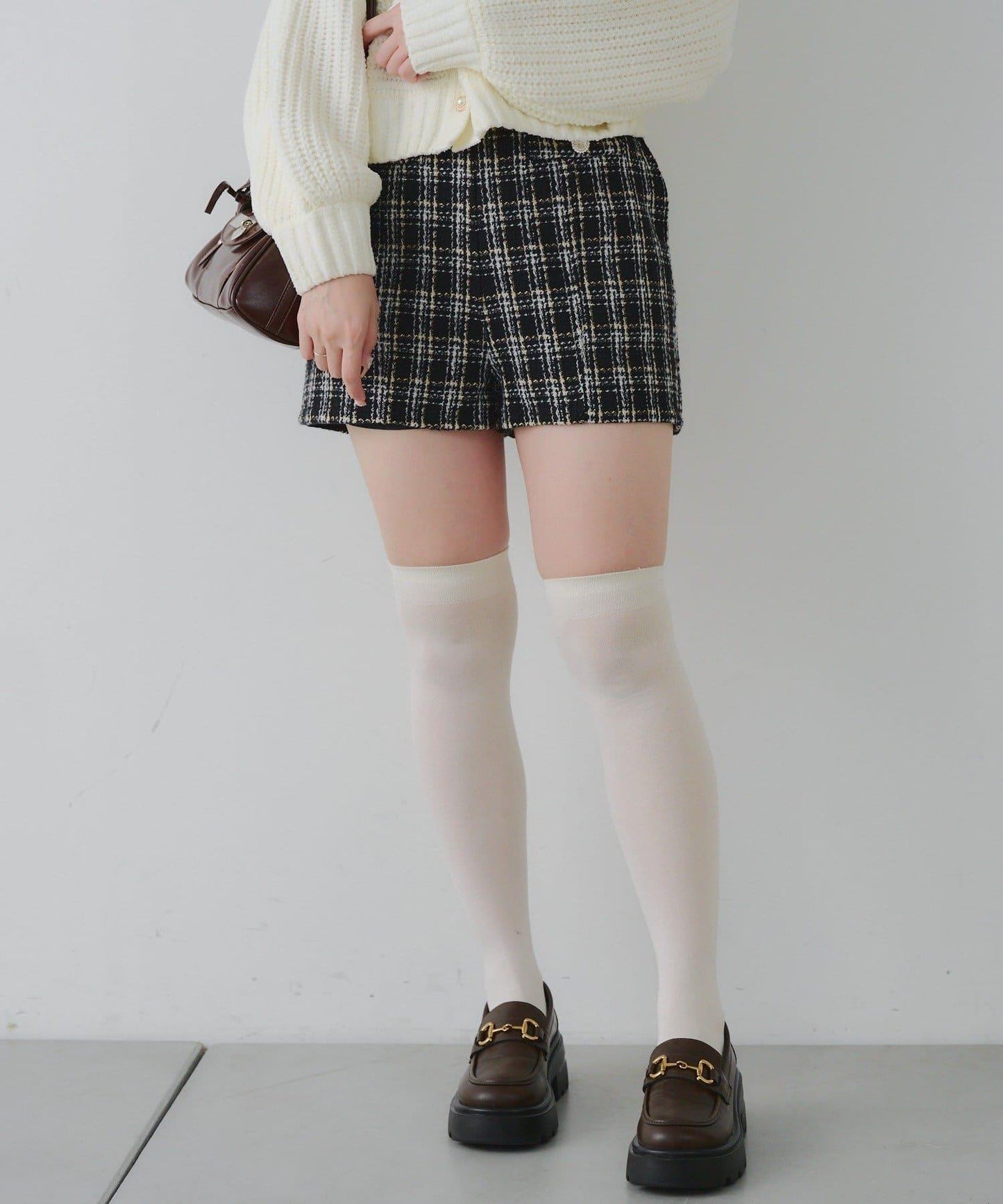 【Holiday collection】粗花呢短褲