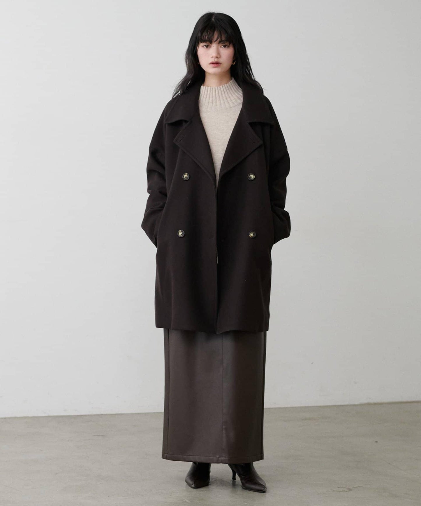 羊毛&再生聚酯混紡針織衫