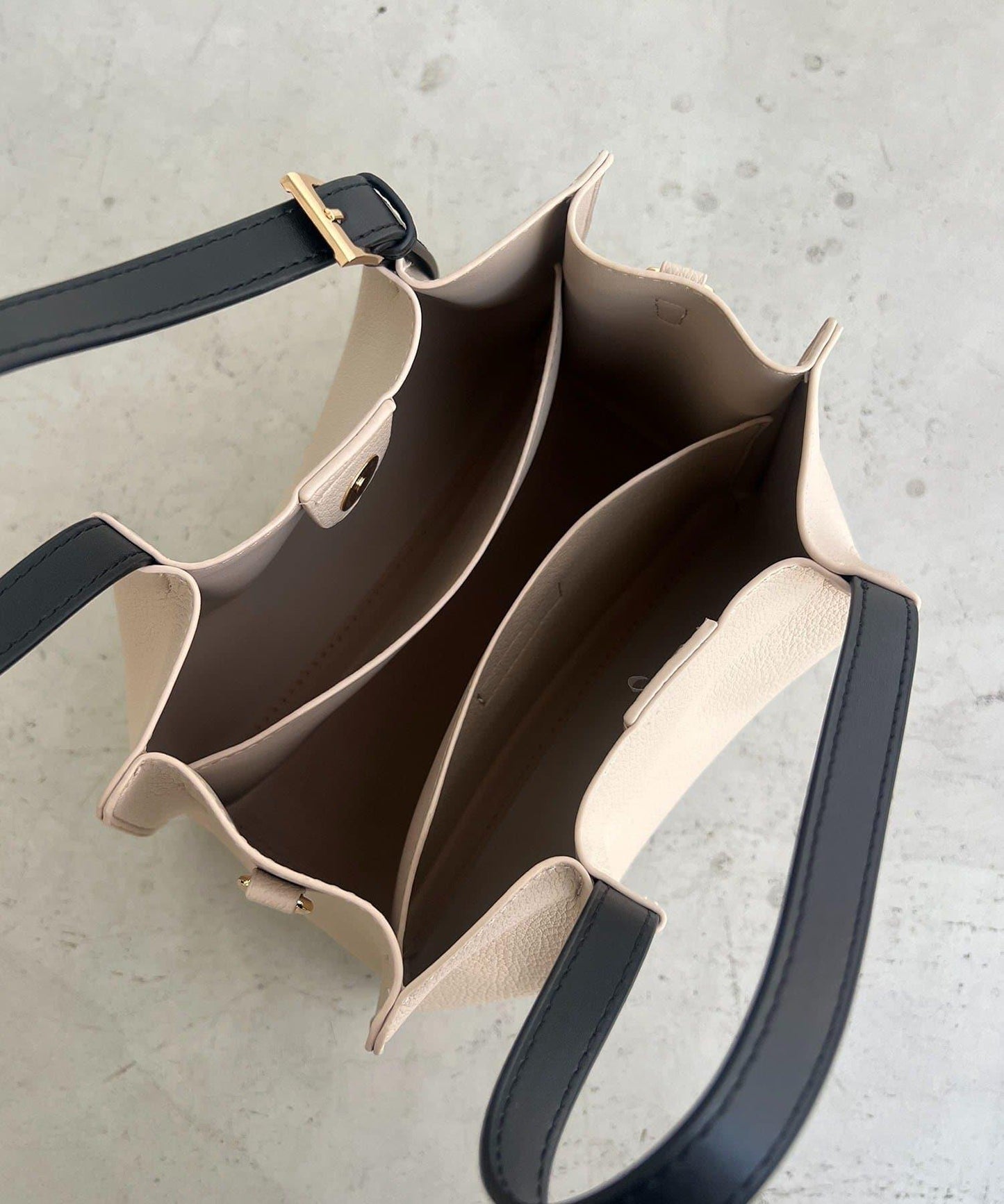 【迷你包SET】2件套褶皺手提包