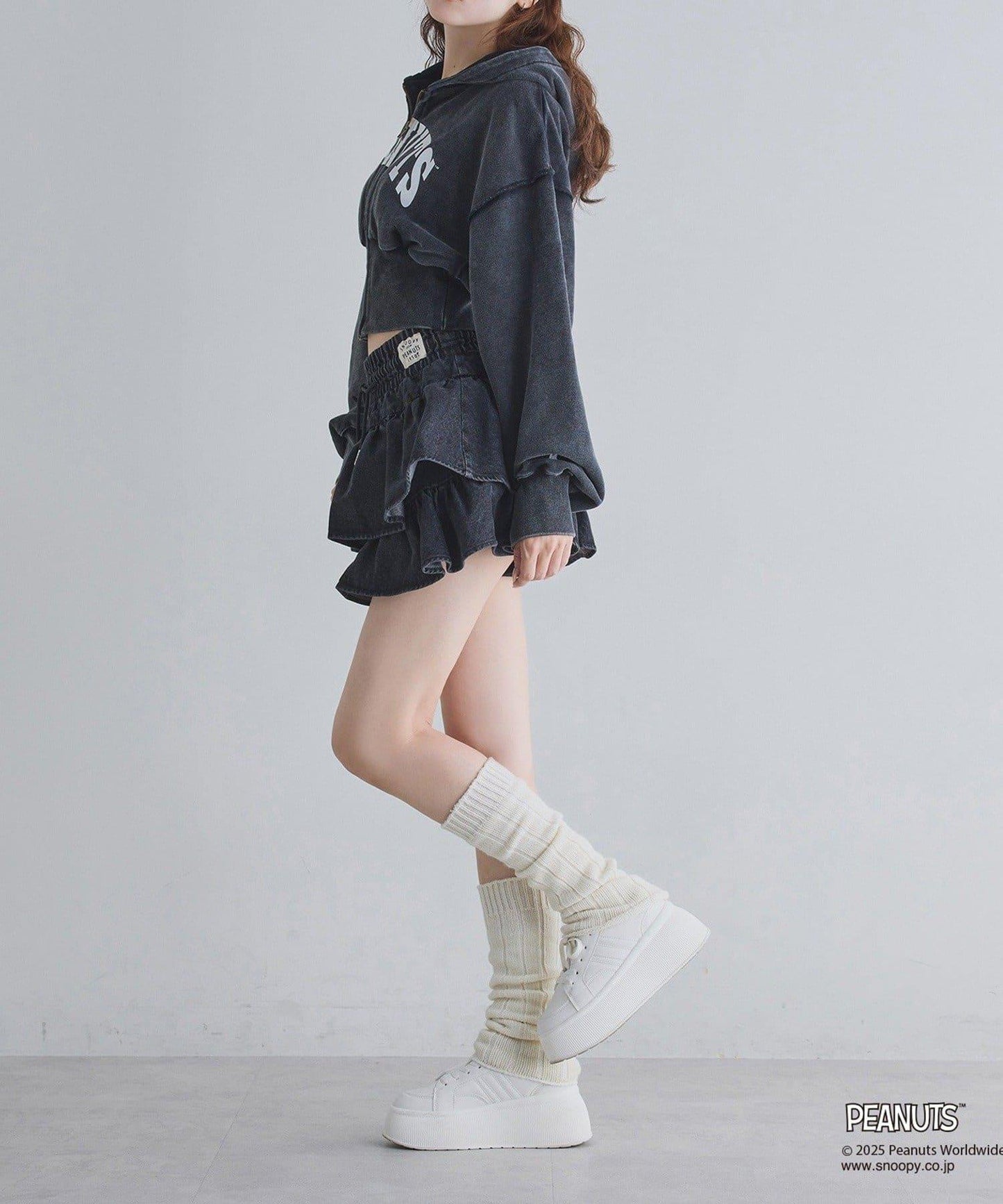 【one after another】史努比刺繡連帽衛衣