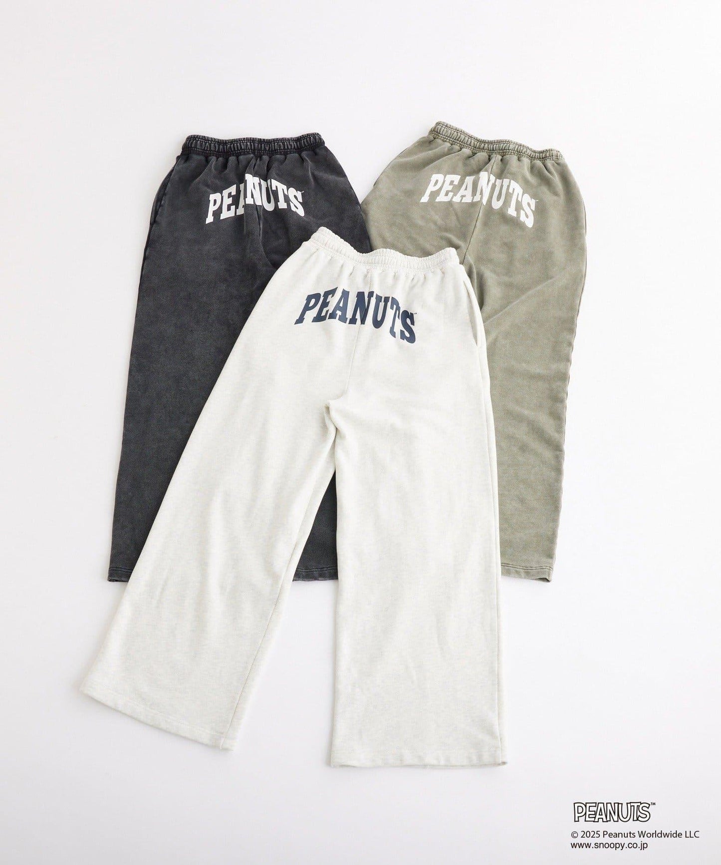 【one after another】史努比刺繡休閒褲