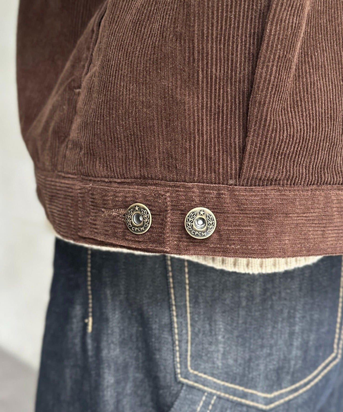 夾棉燈芯絨卡車司機夾克