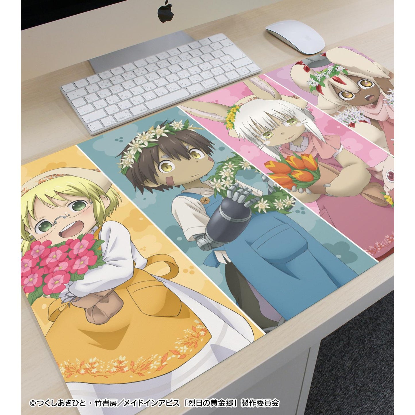 《來自深淵》烈日的黃金鄉_新繪製莉可小隊花店ver.多功能桌墊