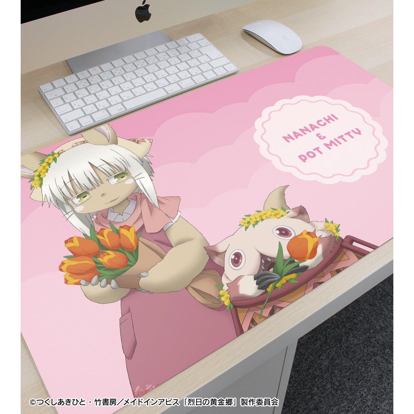 《來自深淵》烈日的黃金鄉_新繪製 納娜奇&壺米蒂 花店ver. 多功能桌墊