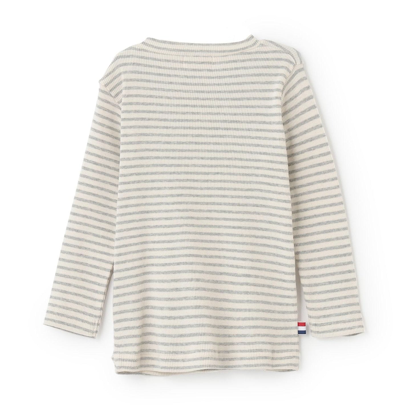 羅紋條紋長袖T恤【日本製造】