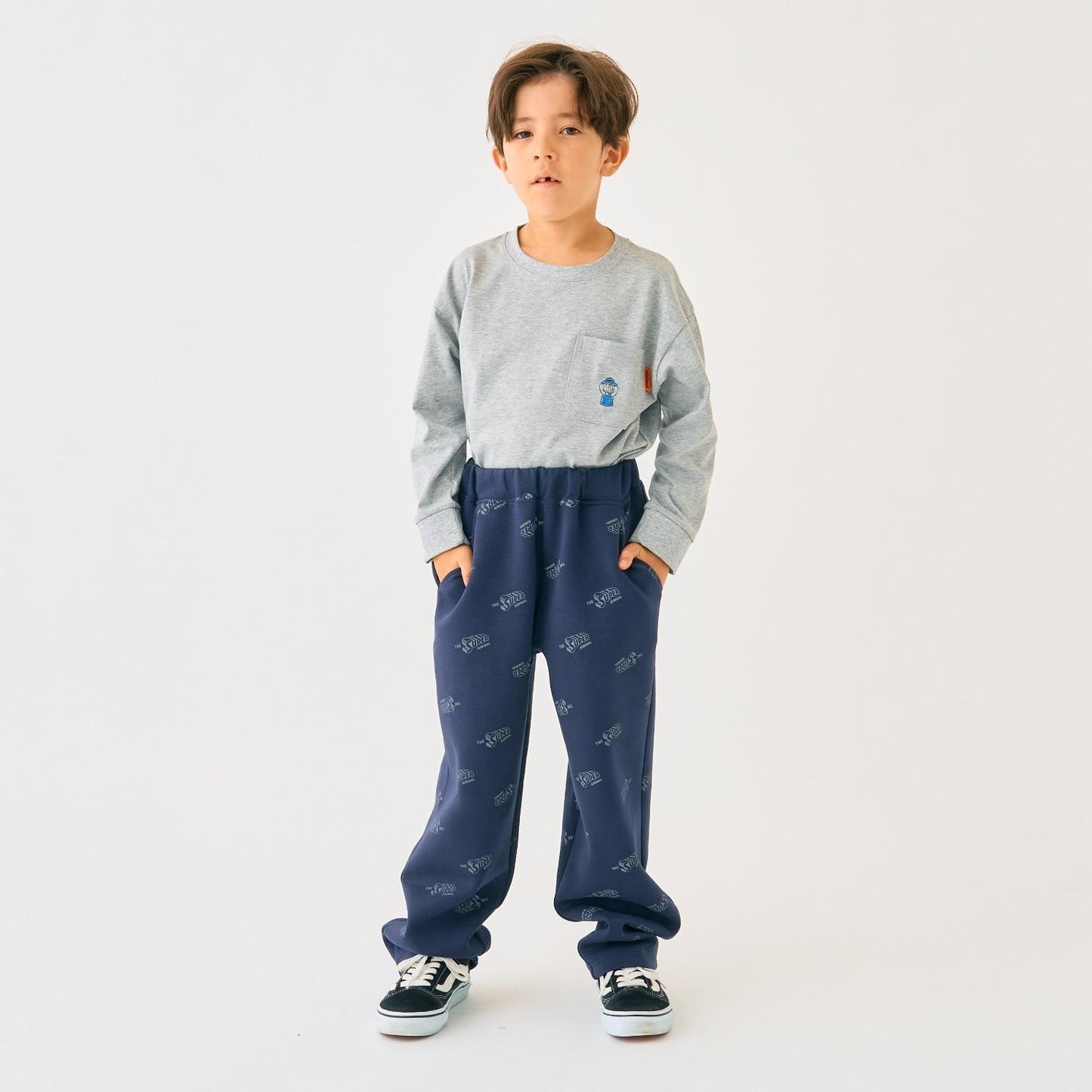 【楽らく】多色錐形休閒褲