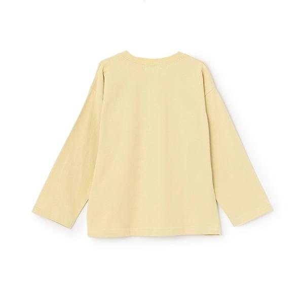 【日常標準服飾系列】寬鬆版型單點簡約長袖T恤