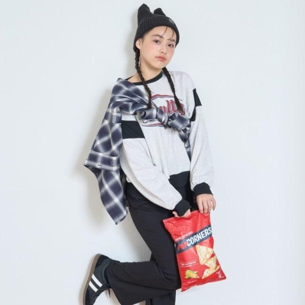 【7days】吸水速幹拼接袖衛衣