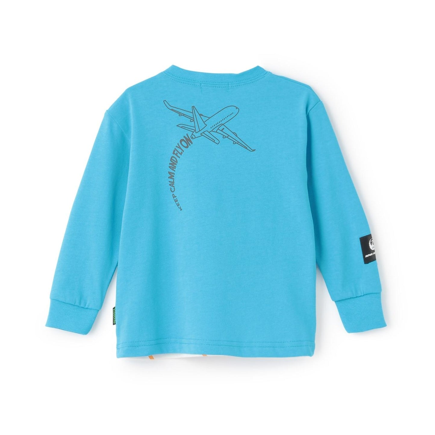 切換拼接長袖T恤