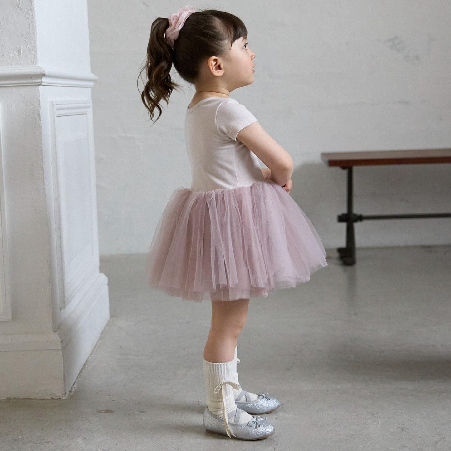 【芭蕾】網紗連衣裙