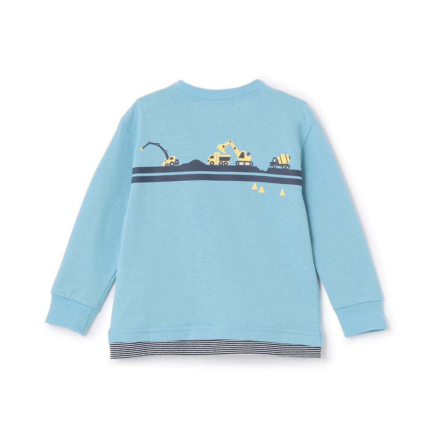 工程車輛施工中長袖T恤