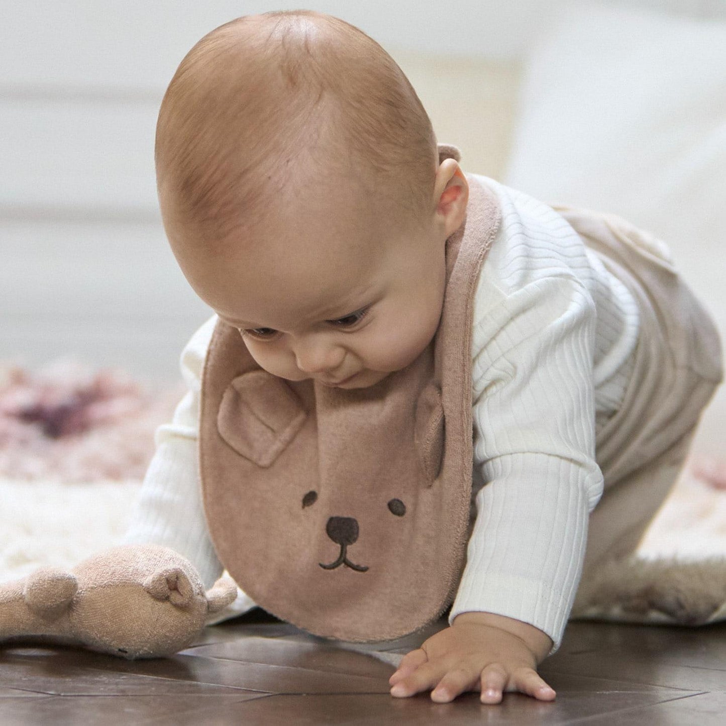 【防水】動物圖案圍兜