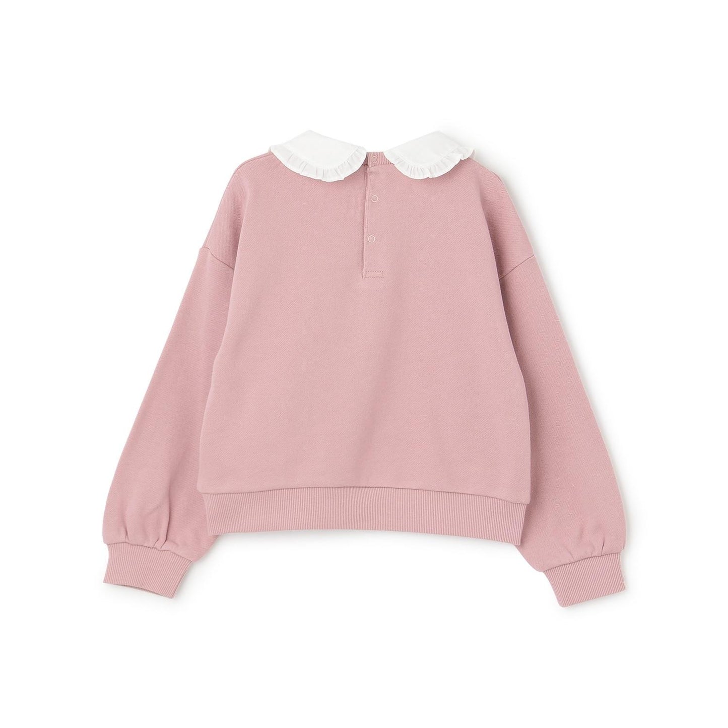 【人氣商品】【直營店無售】學院風刺繡翻領衛衣