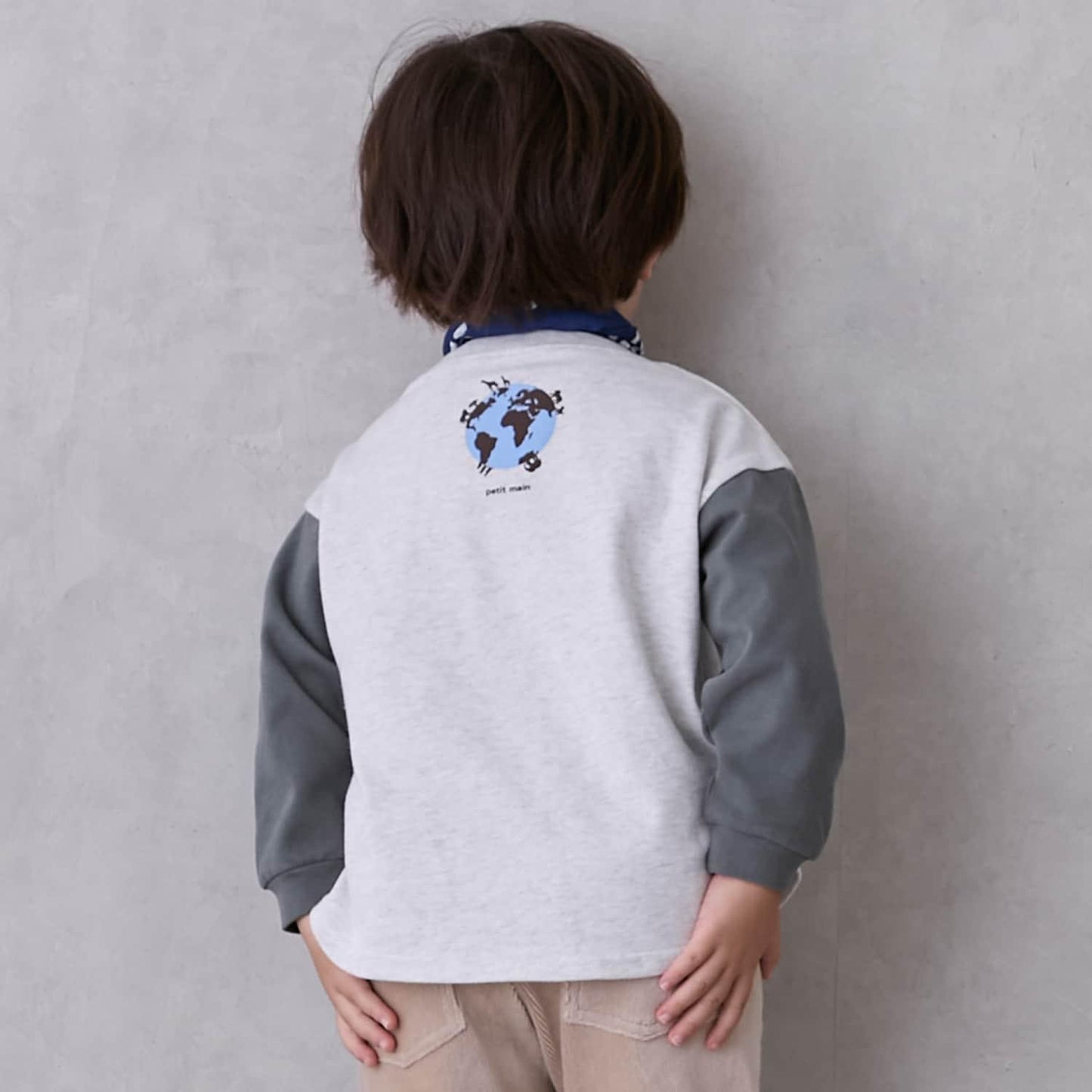 動物刺繡長袖T恤