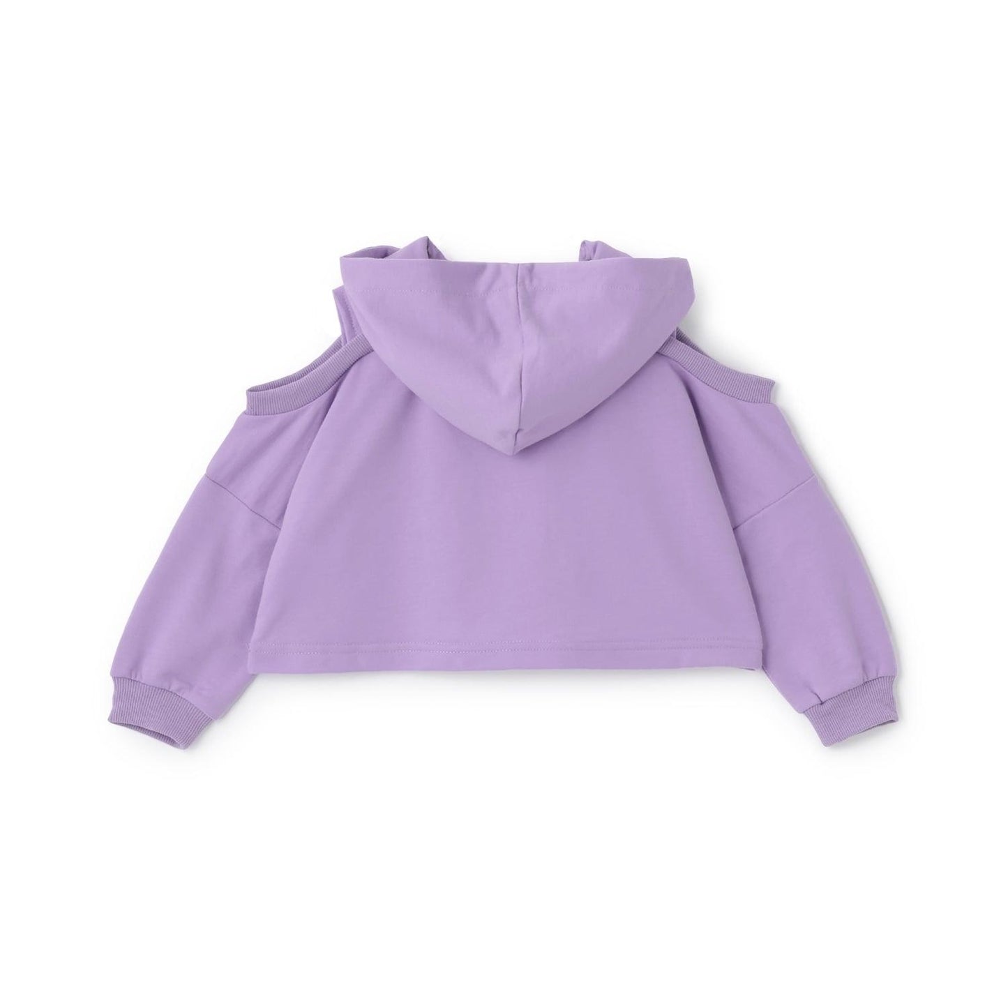 短款露肩迷你毛圈衛衣