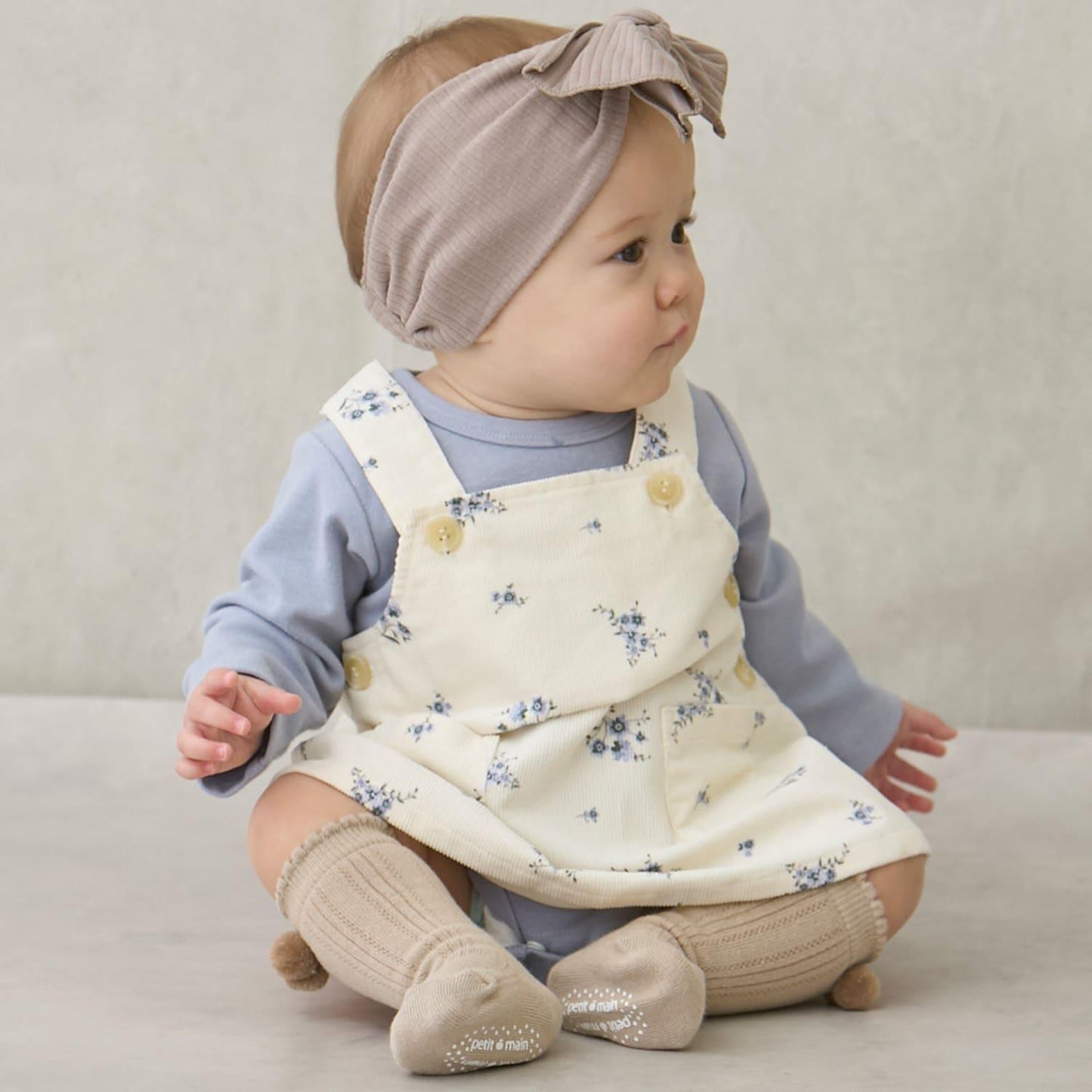 花卉圖案連衣裙套裝