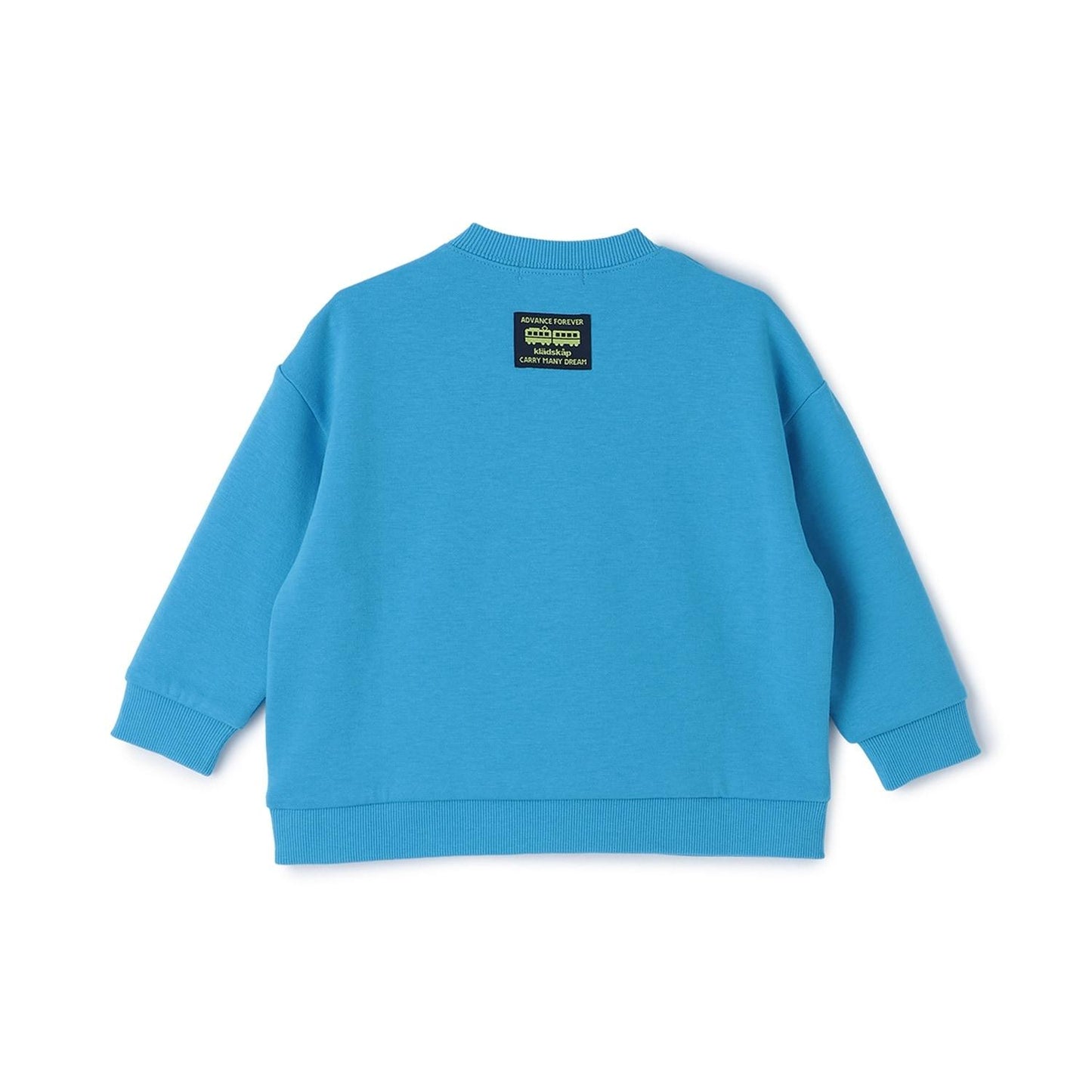 電車與城市側邊口袋衛衣