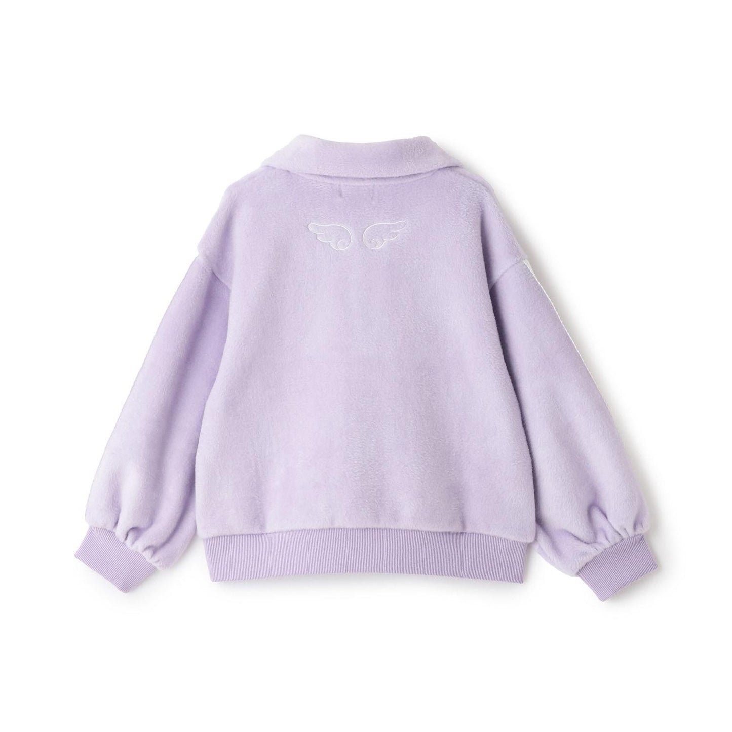 亮片滾邊半拉鍊套頭衫