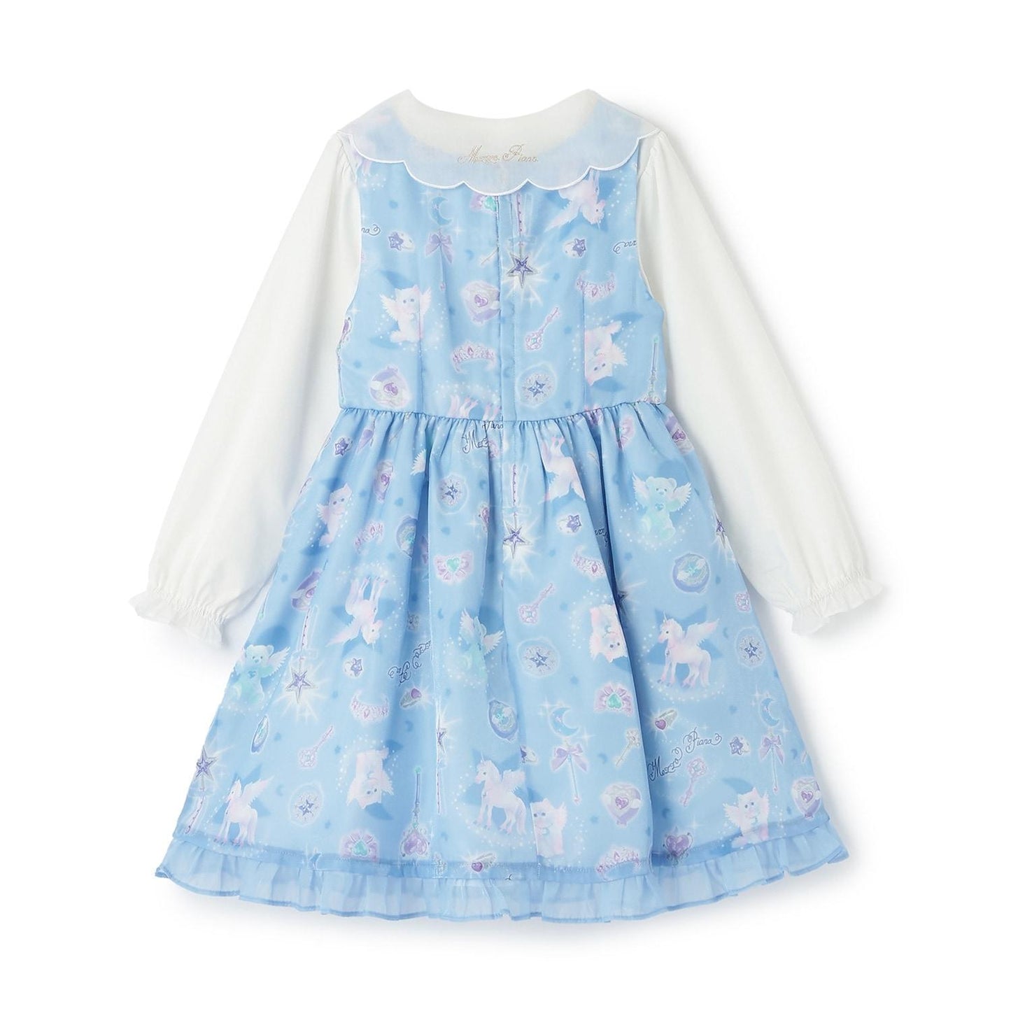 魔法圖案連衣裙&襯衫套裝