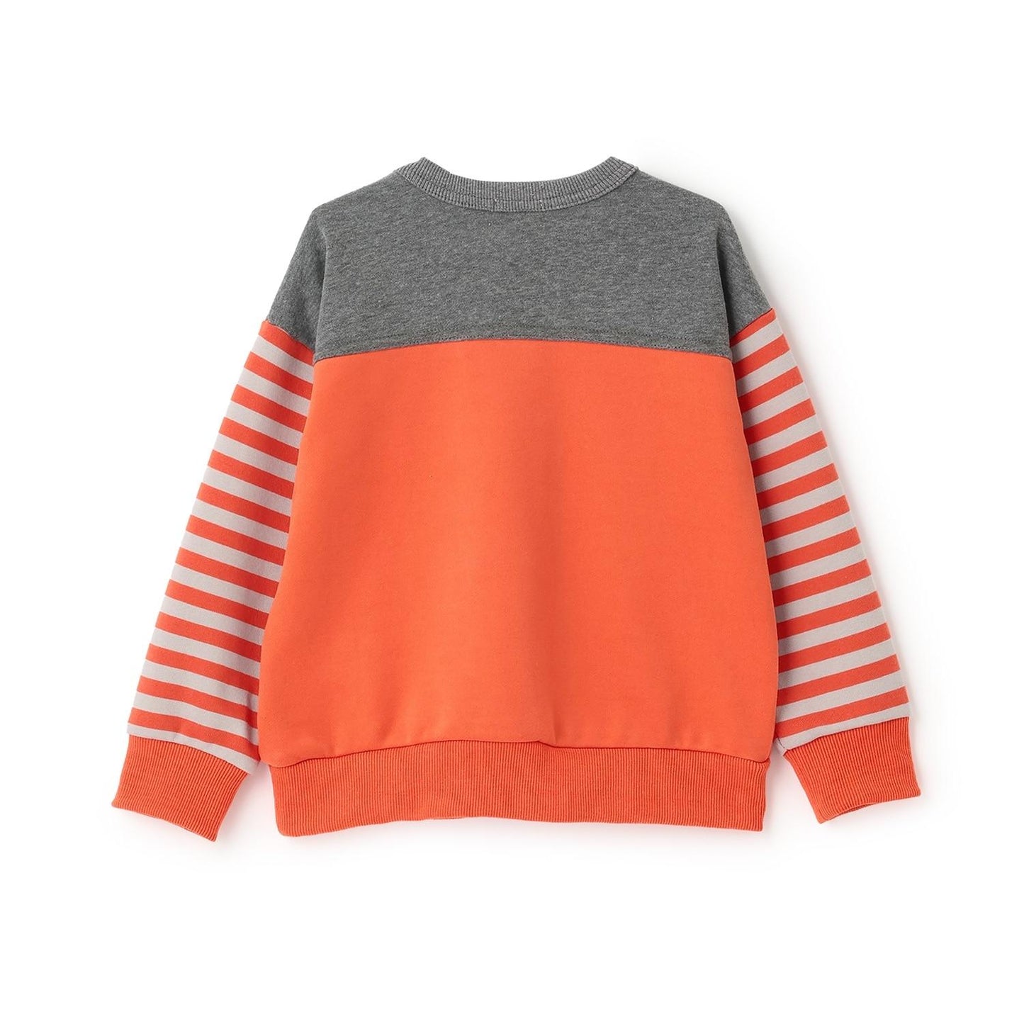 袖部條紋拼色衛衣