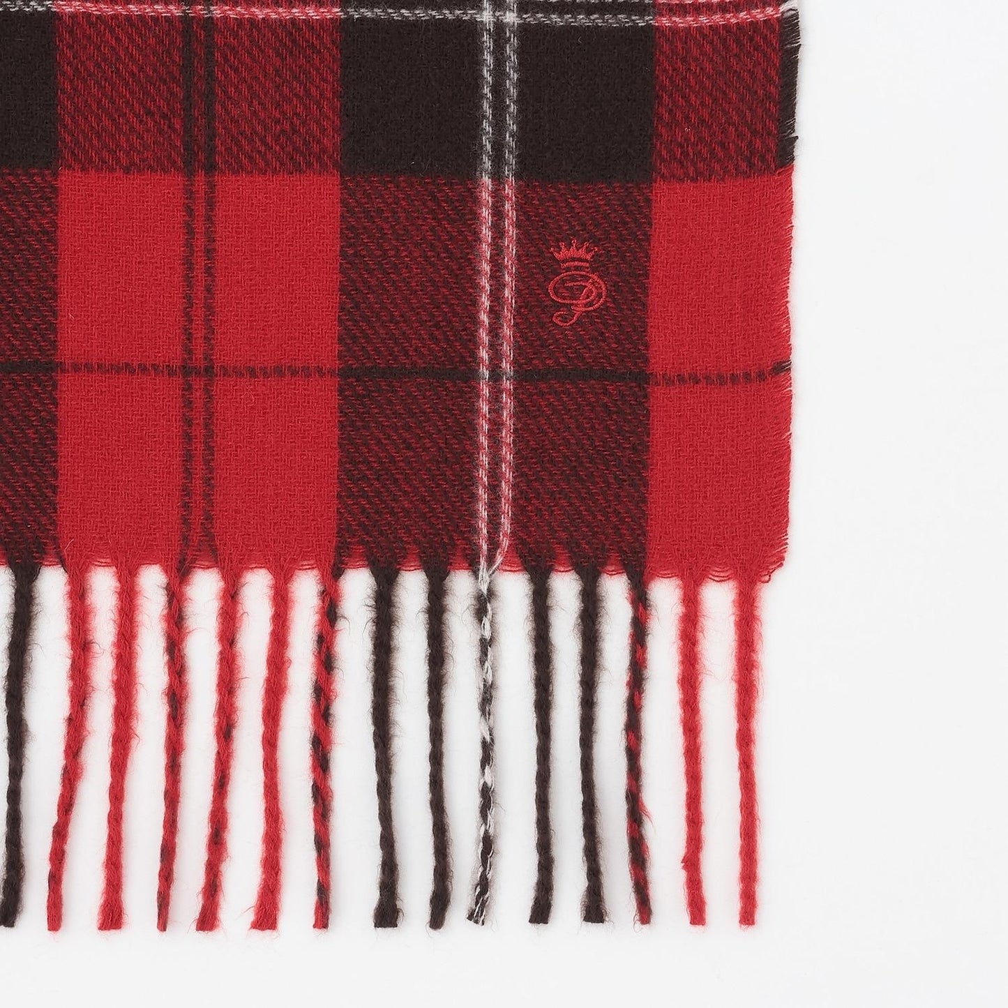 【防靜電】羊絨觸感格紋圍巾