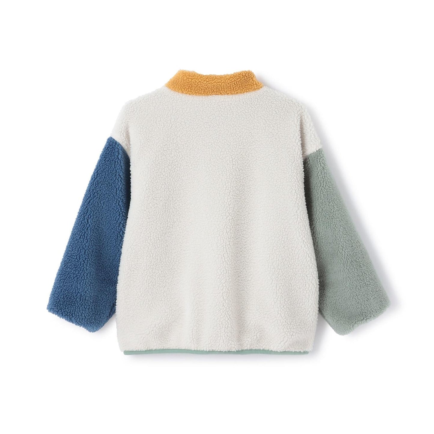 雙面配色羊羔絨外套