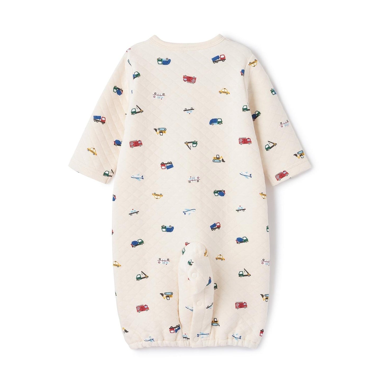 絎縫汽車圖案兩用連體衣