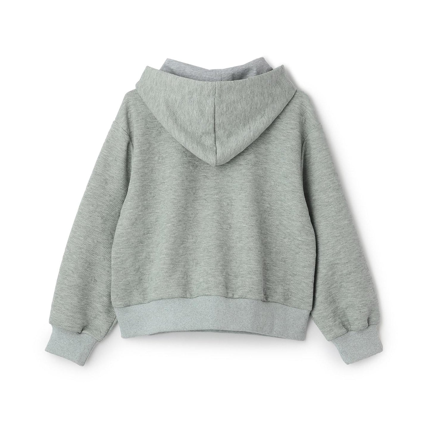 trois lapins 愛心絎縫提花連帽衛衣