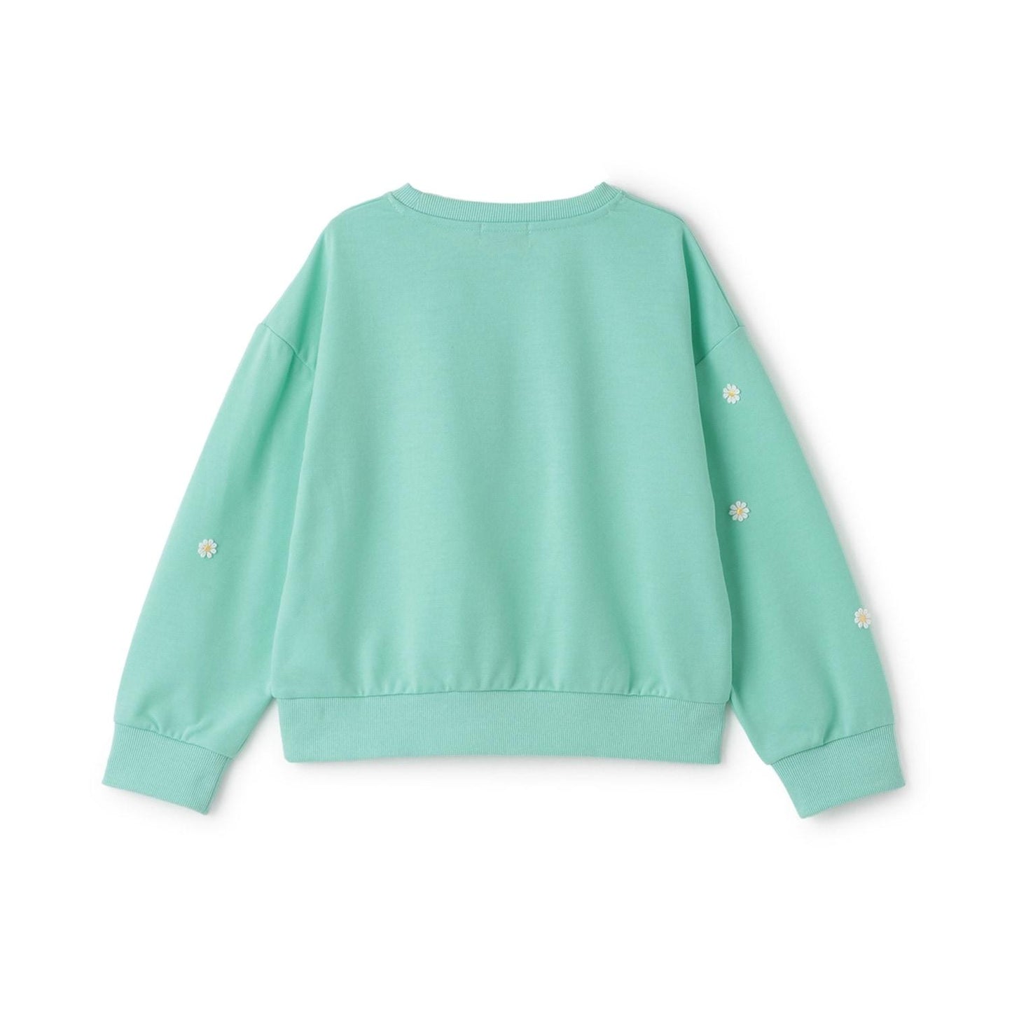 刺繡拼接套頭衫