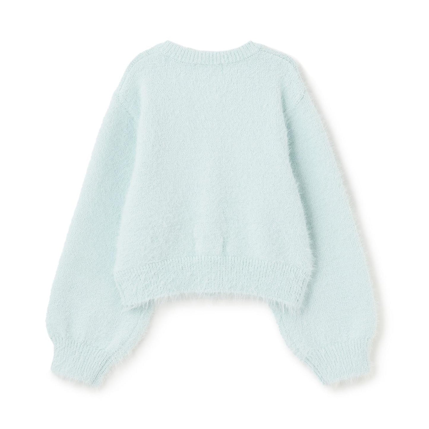 亮片長毛針織開衫