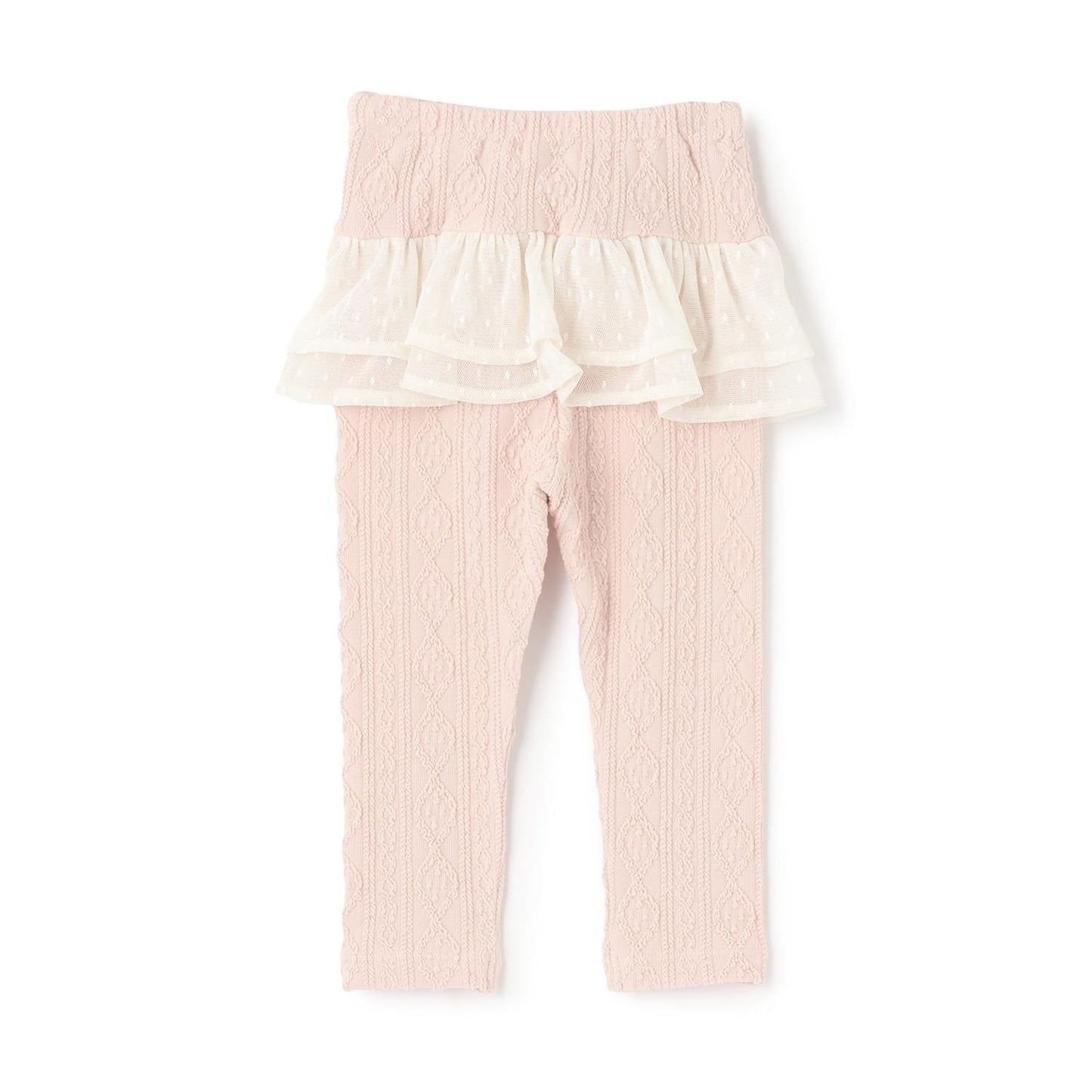 麻花紋全長打底褲