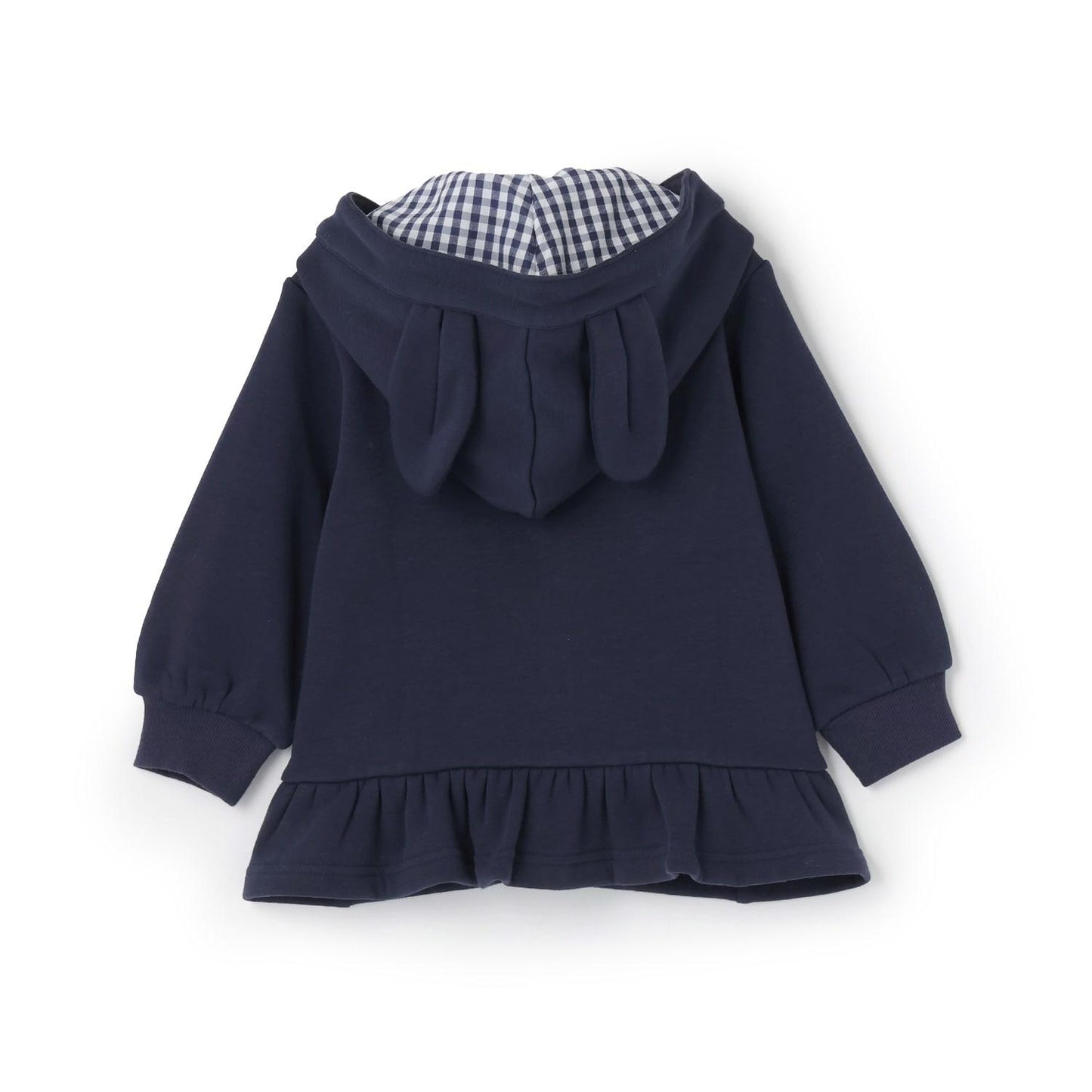 兔耳順滑內襯搖粒絨連帽衫