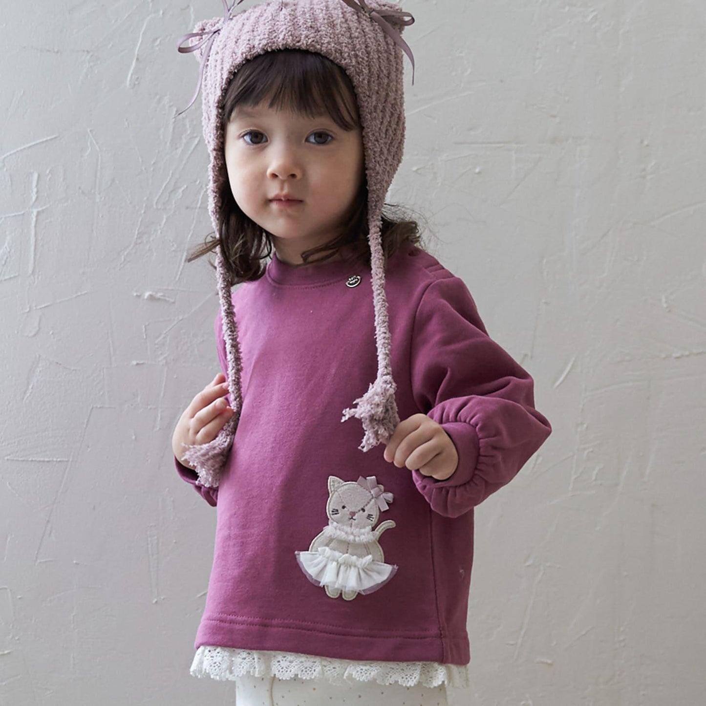 動物圖案貼布衛衣