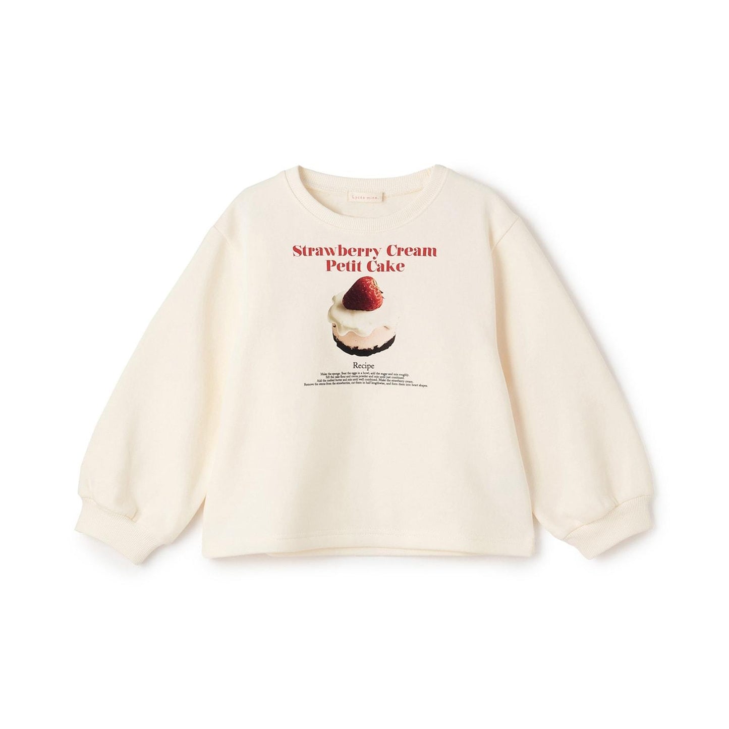 【Lycee mine 芭蕾系列】【加絨內裡】蛋糕圖案印花衛衣