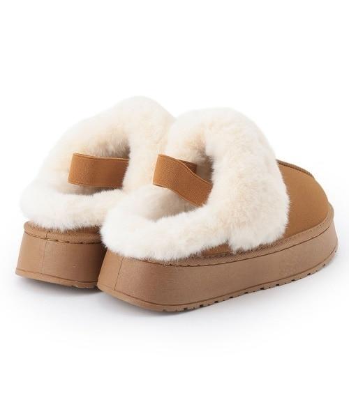 仿羊羔毛拖鞋【韓國時尚】