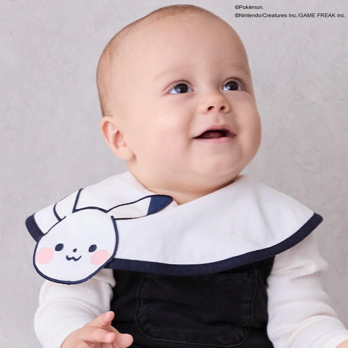 【モンポケ】圖案嬰兒圍兜