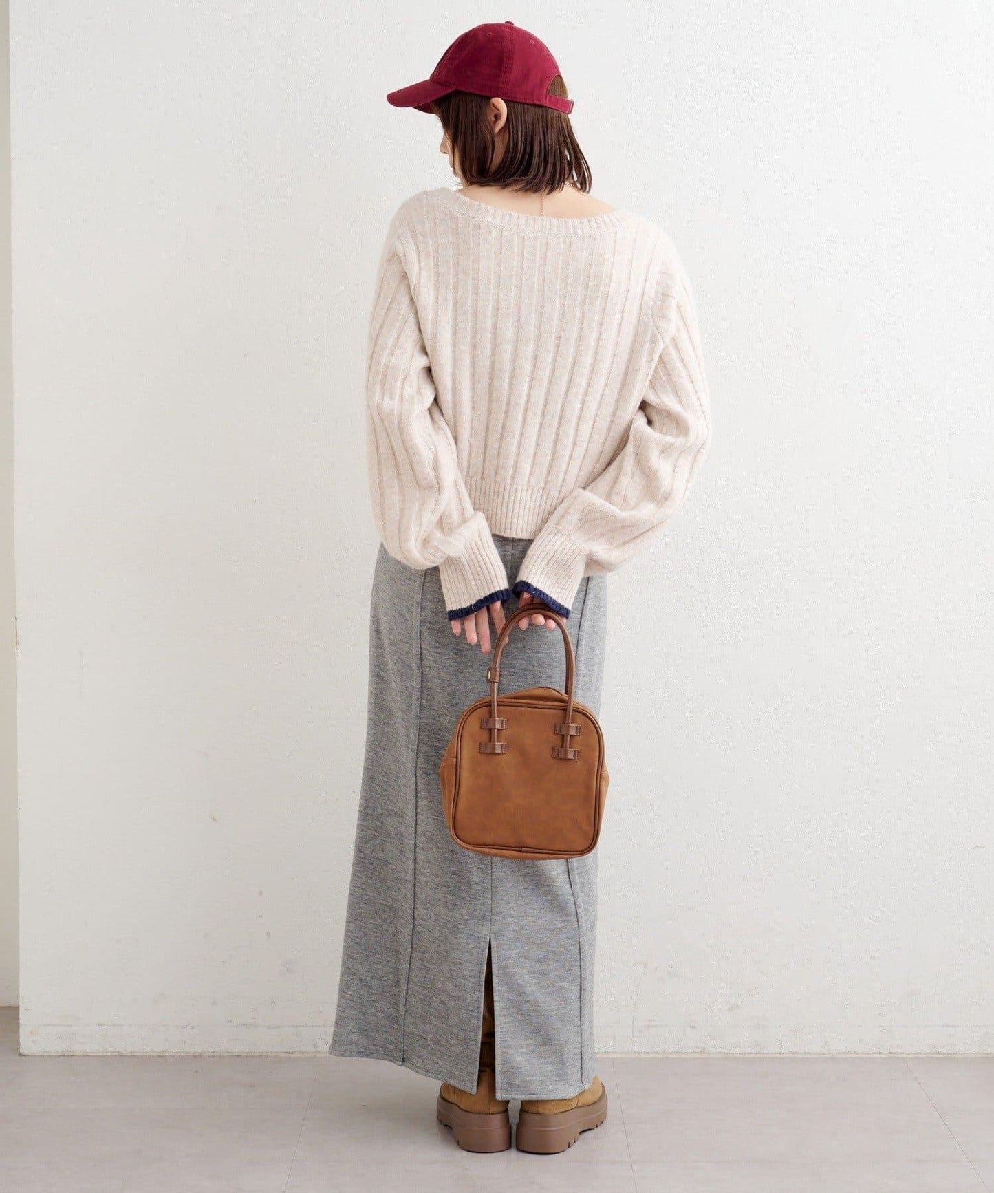 B 針織風格衛衣裙