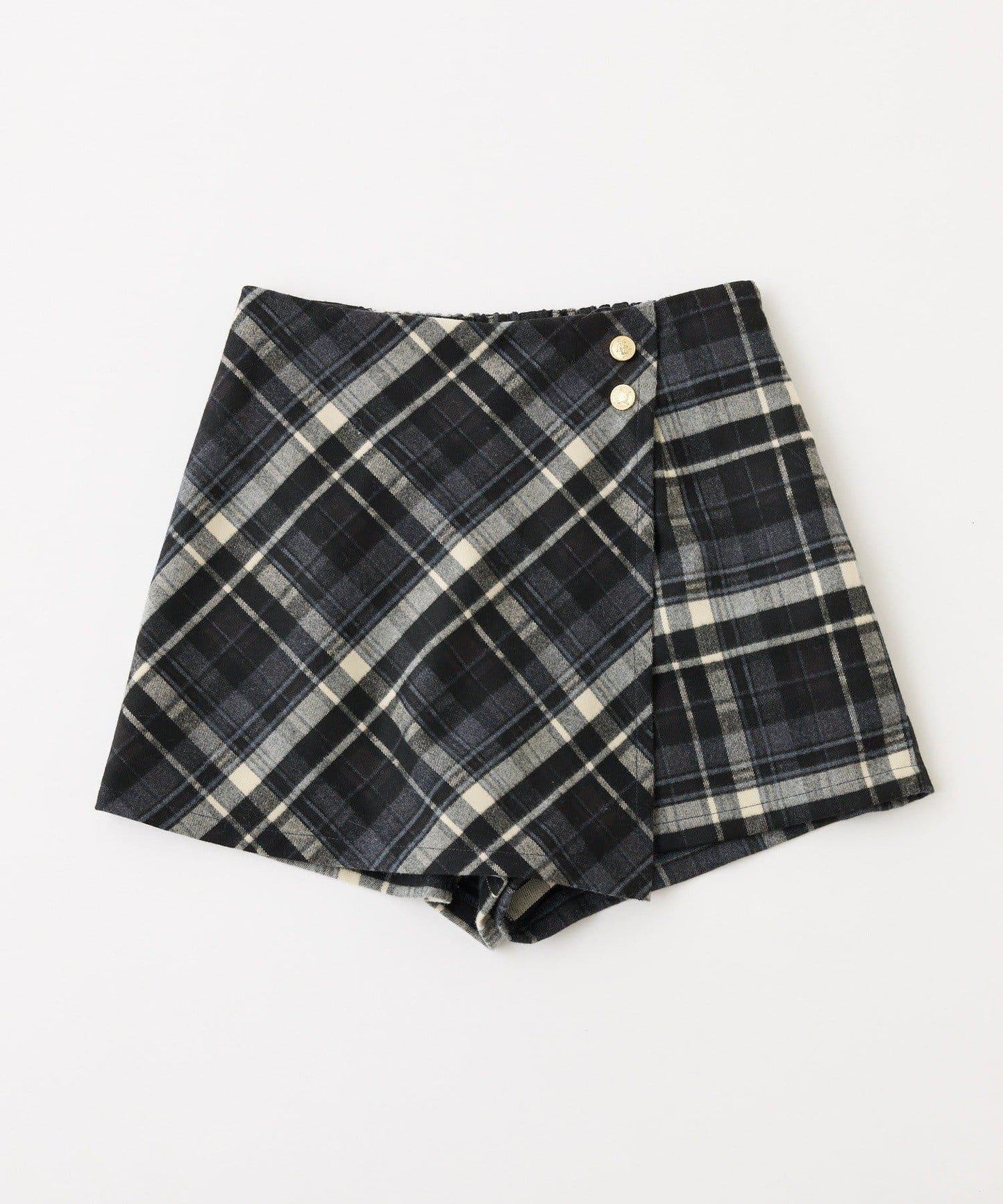 金色紐扣半身裙