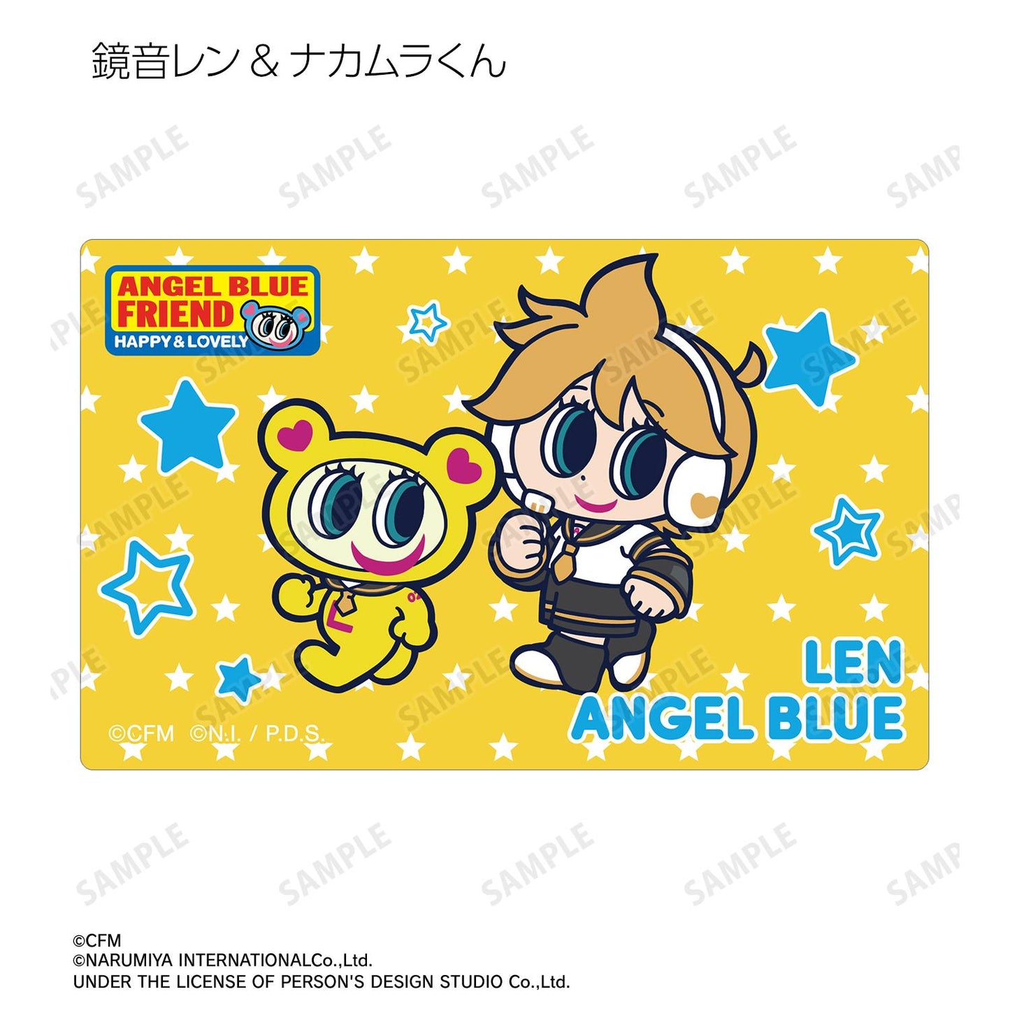 《初音未來》_ANGEL BLUE聯名 全新繪製 交易卡貼紙(單品/全套BOX)【BOX/12包入】