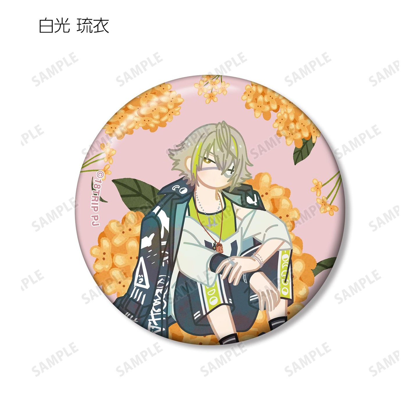 18TRIP_隨機 Botania 金屬徽章 ver.B(單品/全套BOX)【全套BOX/10個裝】