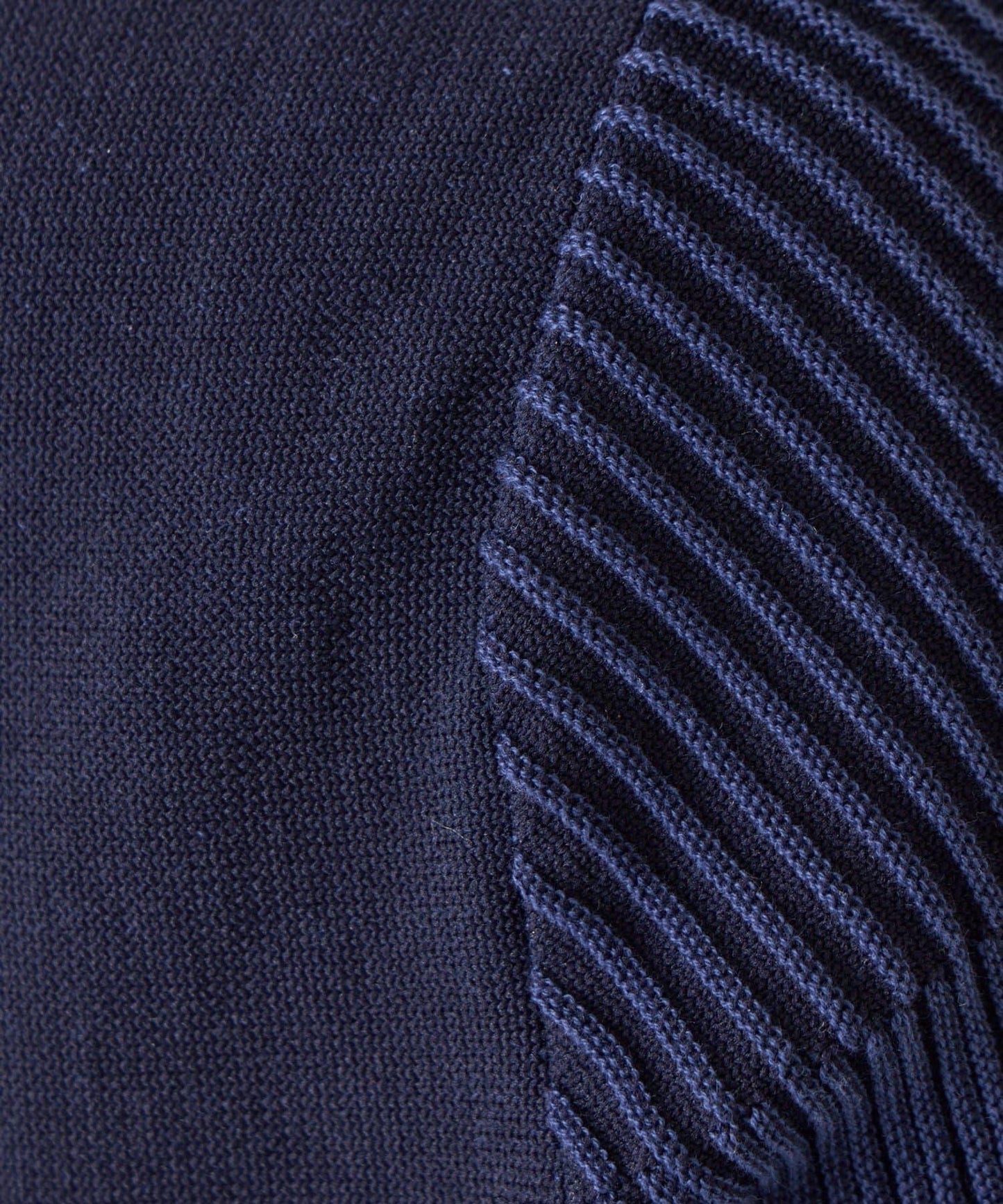 荷葉邊拼接連衣裙