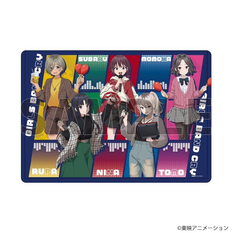 《哭泣少女樂隊》角色透明文件夾02/集合設計(新繪插畫)