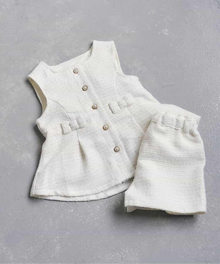 推褶荷葉邊套裝_アプレレクールマシェリ