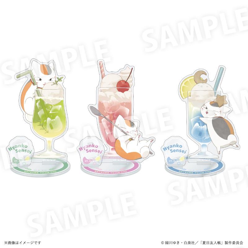 《夏目友人帳》貓咪老師彩色蘇打版亞克力立牌 檸檬汽水