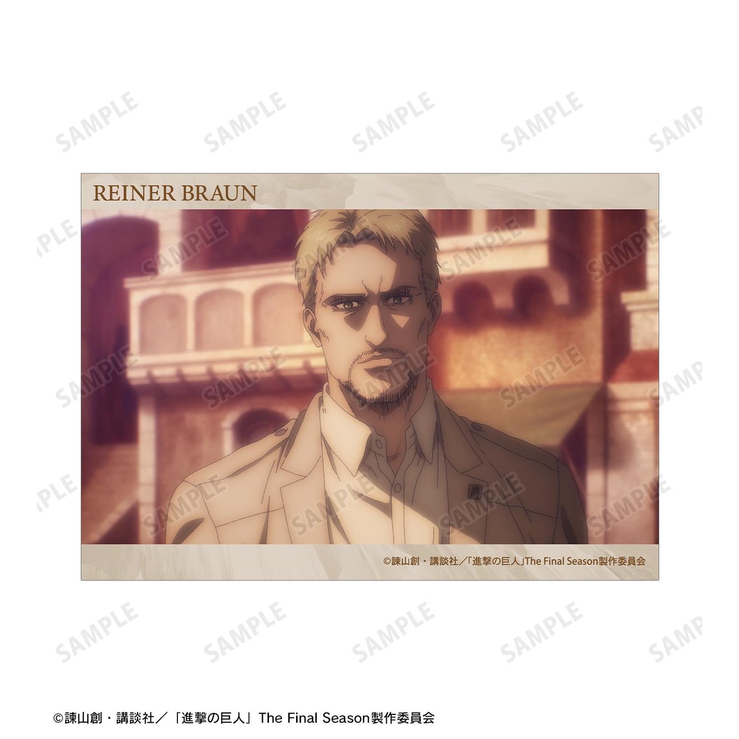 《進擊的巨人》萊納 場景A5插畫卡 vol.2