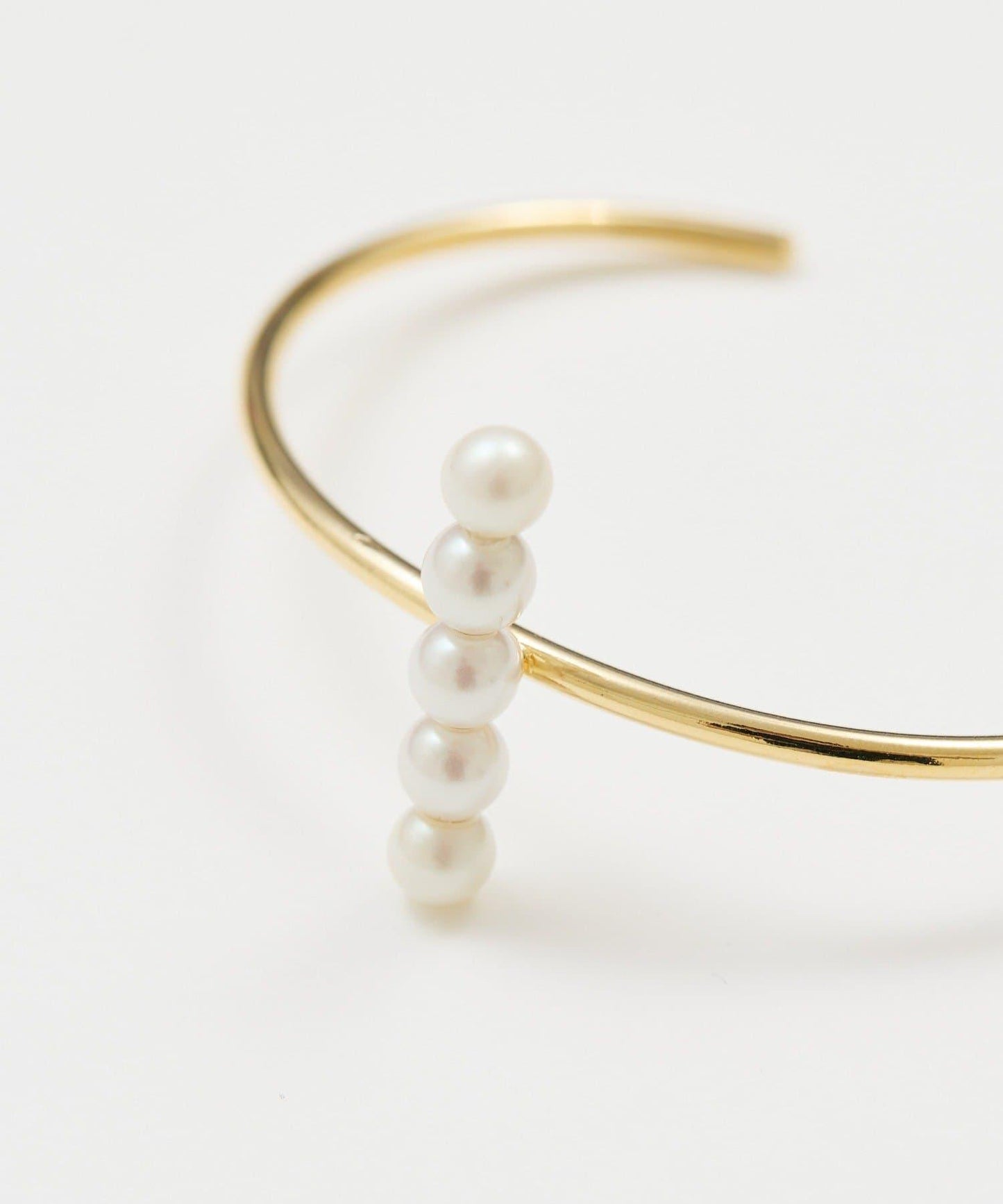 線條珍珠手鐲