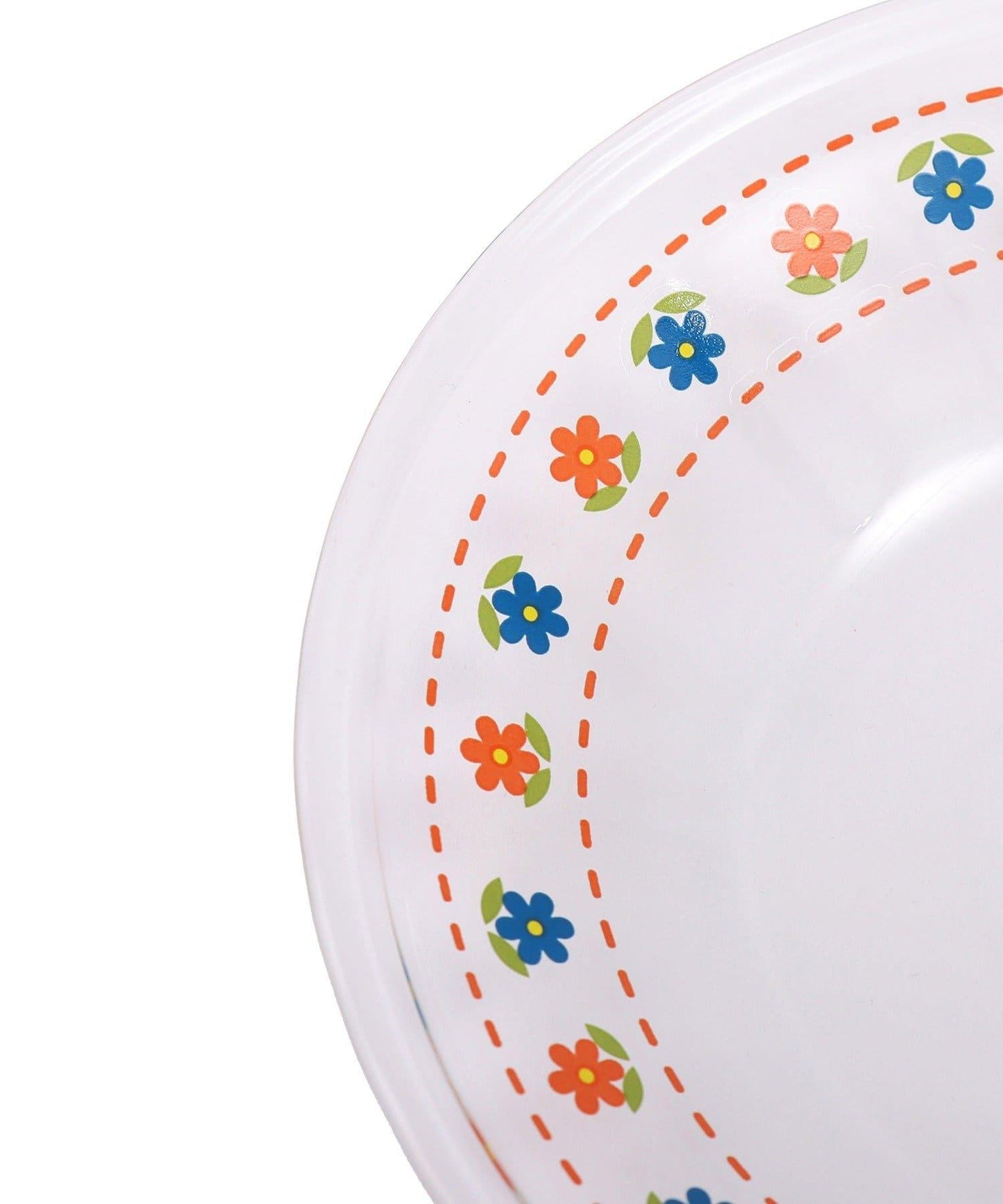 復古花卉玻璃餐盤:16cm