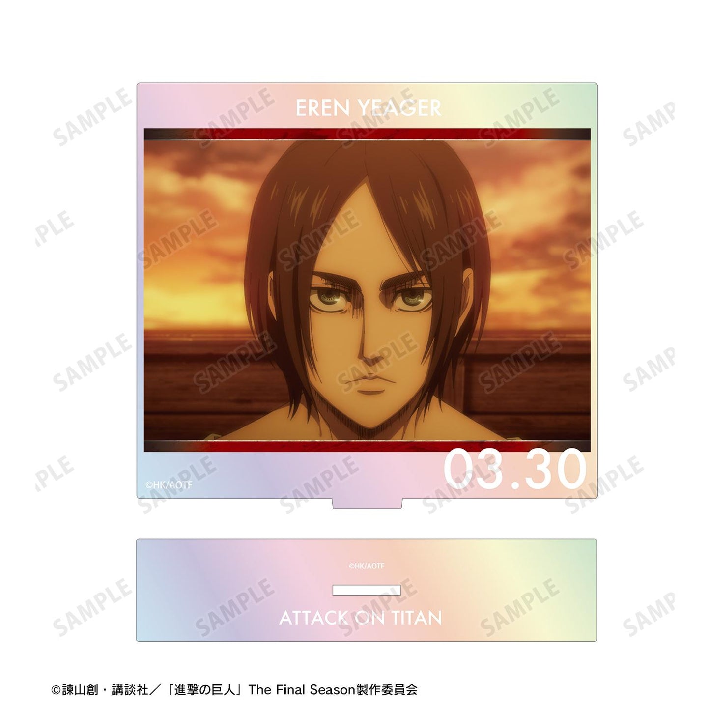 《進擊的巨人》艾倫 場景寫實極光大號亞克力立牌